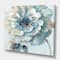 Designart - Indigold Watercolor Flower II - Farmhouse Canvas Artwork